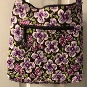 Vera Bradley shoulder bag.  Retired pattern plum petals.  NWOT.